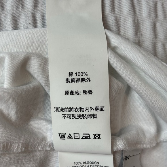 Coach Men's T-Shirt 2XL White Signature Logo Short Sleeve 100% Cotton - Picture 10 of 13